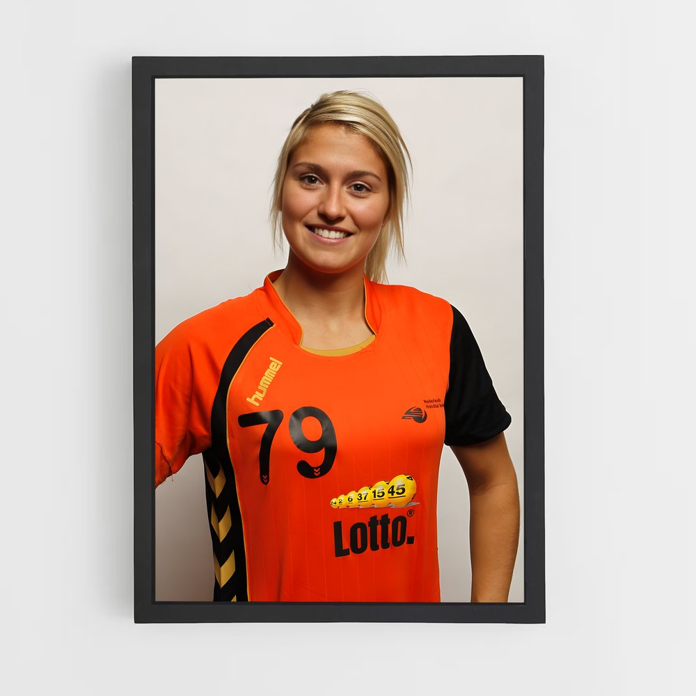 Poster Esbjerg en Couleurs – affiche Handball (vue 2)
